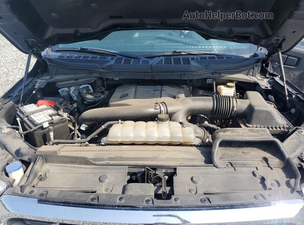 1FTFW1E85NFA23355 2022 FORD F150 Black Widok wnętrza z tyłu