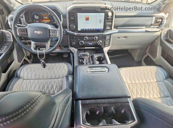 1FTFW1ED0MFB71568 2021 FORD F150 White წინა პანელის ხედი