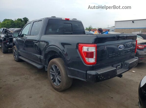 1FTFW1ED3MFB39455 2021 FORD F150 Black Trasero izquierdo