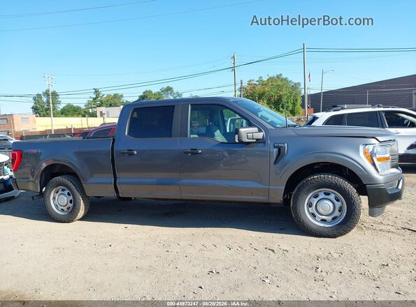 1FTFW1ED3MFB80880 2021 FORD F150 Gray Սալոնի հետևի տեսք