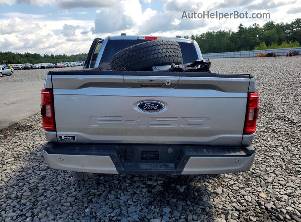 1FTFW1ED3PFB33725 2023 FORD F150 Silver Widok z tyłu