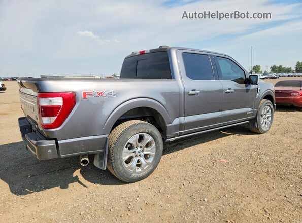 1FTFW1ED4NFB66536 2022 FORD F150 Серый Задняя правая четверть