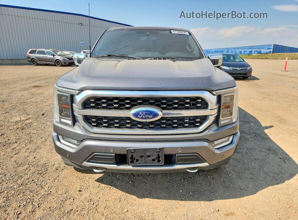 1FTFW1ED4NFB66536 2022 FORD F150 Серый Вид спереди
