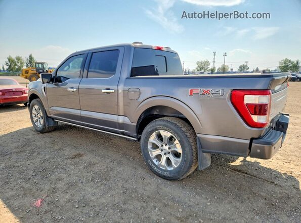 1FTFW1ED4NFB66536 2022 FORD F150 Серый Задняя левая четверть