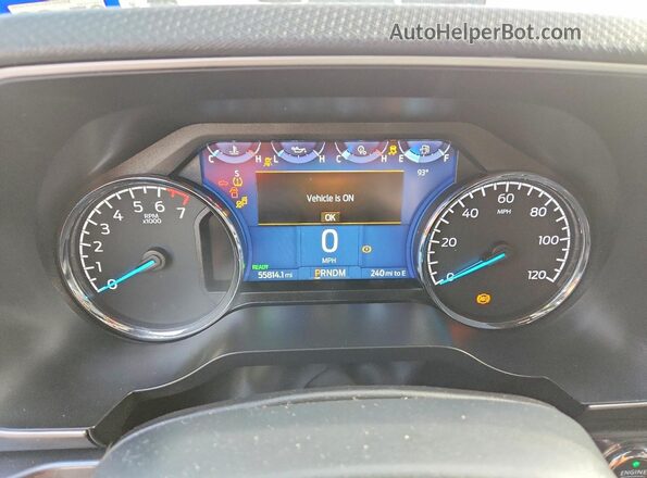 1FTFW1ED4PFD05616 2023 FORD F150 Gray ხელსაწყოთა პანელის ხედი