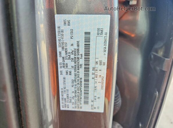 1FTFW1ED4PFD05616 2023 FORD F150 Gray ძრავის განყოფილების ხედი