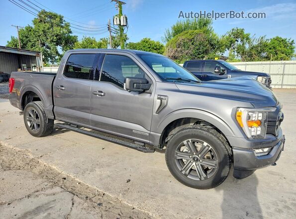 1FTFW1ED4PFD05616 2023 FORD F150 Gray წინა მარჯვენა