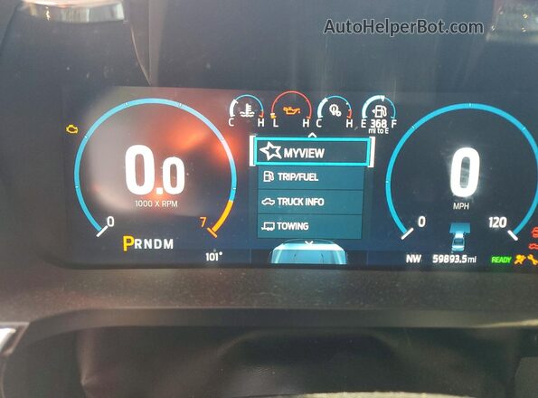 1FTFW1ED5MFB46066 2021 FORD F150 Gray ხელსაწყოთა პანელის ხედი