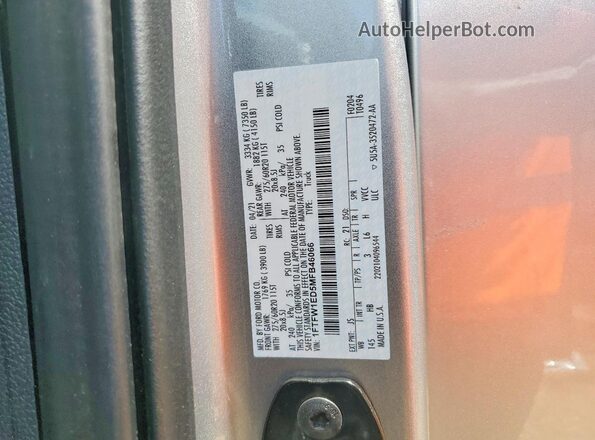 1FTFW1ED5MFB46066 2021 FORD F150 Gray ძრავის განყოფილების ხედი