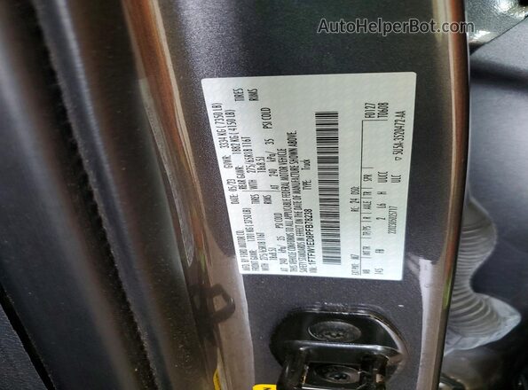 1FTFW1ED8PFB78238 2023 FORD F150 Gray VIN კოდის სტიკერის ხედი
