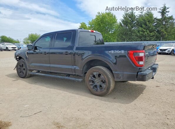 1FTFW1ED9NFB20474 2022 FORD F150 Black Задня ліва чверть