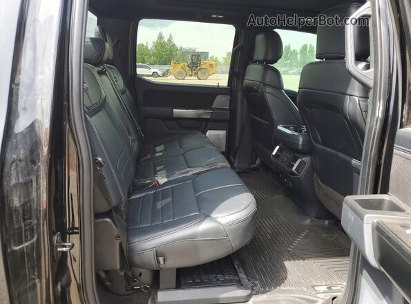 1FTFW1ED9NFB20474 2022 FORD F150 Black Вид задніх сидінь