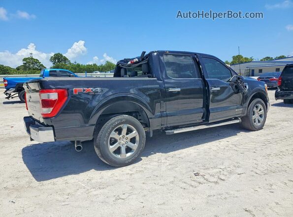 1FTFW1EDXMFD08712 2021 FORD F150 Black Rear right
