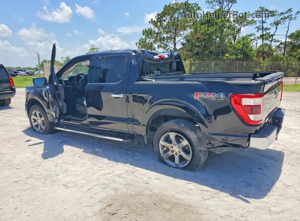 1FTFW1EDXMFD08712 2021 FORD F150 Black Rear left