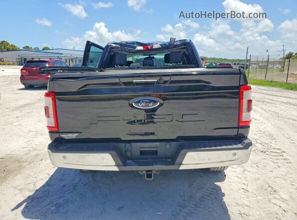 1FTFW1EDXMFD08712 2021 FORD F150 Black Rear view