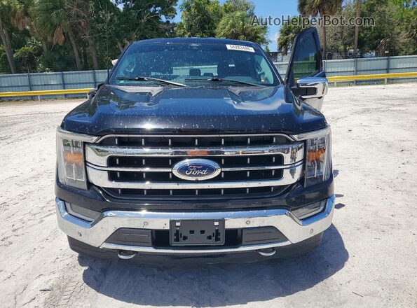 1FTFW1EDXMFD08712 2021 FORD F150 Black Front view