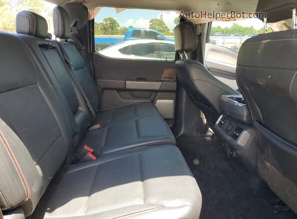 1FTFW1EDXMFD08712 2021 FORD F150 Black Rear seats view