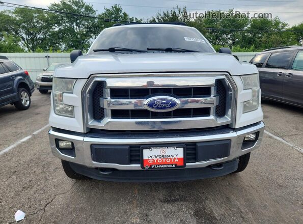 1FTFW1EF1GFA32832 2016 FORD F150 White Вид спереду