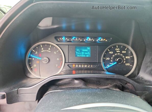 1FTFW1EF1GFA32832 2016 FORD F150 White Вид щитка приладів