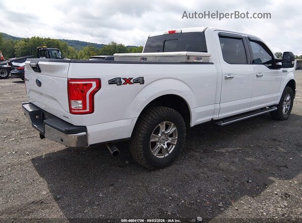 1FTFW1EF3GFB49070 2016 FORD F150 Белый Задняя правая четверть