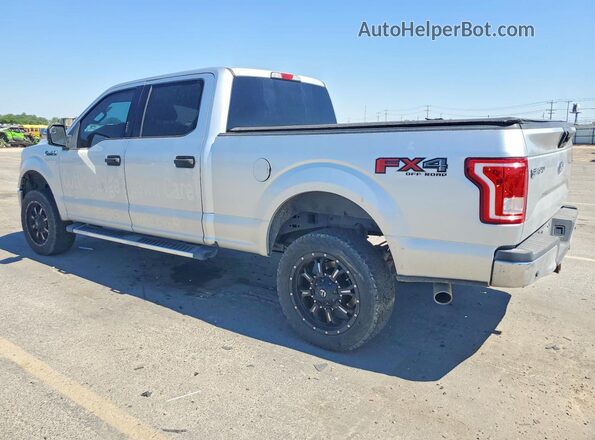 1FTFW1EF3HFC63393 2017 FORD F150 Silver Trasero izquierdo