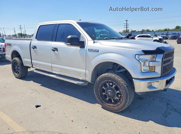 1FTFW1EF3HFC63393 2017 FORD F150 Silver Delantero derecho