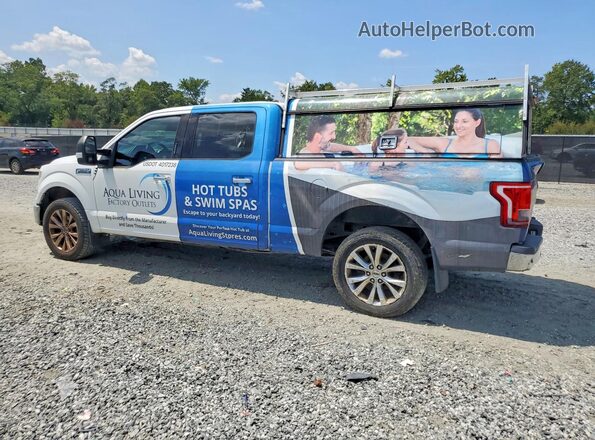 1FTFW1EF9GFB14744 2016 FORD F150 White Tył lewy