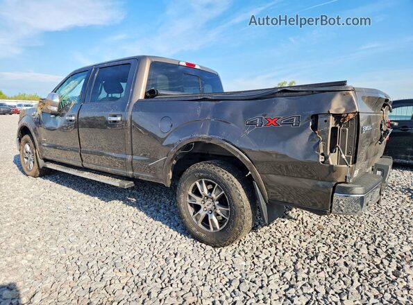 1FTFW1EG0HFC08747 2017 FORD F150 Brown Задня ліва чверть