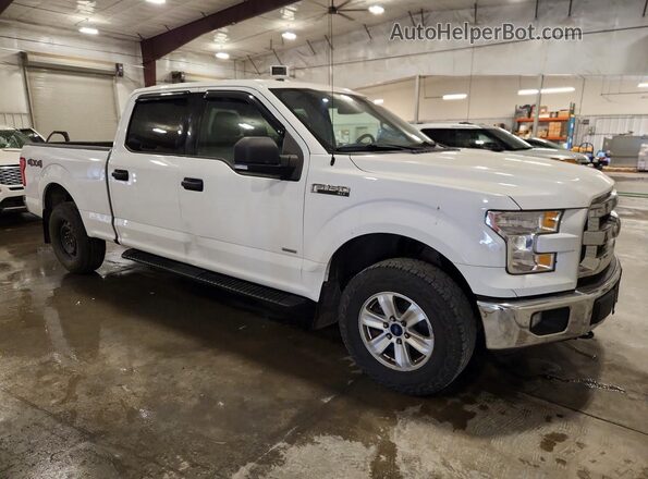 1FTFW1EG1HFC06182 2017 FORD F150 White Delantero derecho