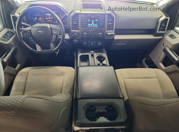 1FTFW1EG1HFC06182 2017 FORD F150 White Vista del salpicadero
