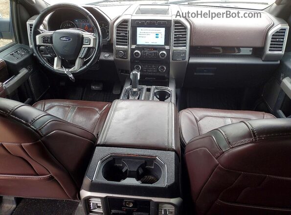 1FTFW1EG2HFA47608 2017 FORD F150 White წინა პანელის ხედი