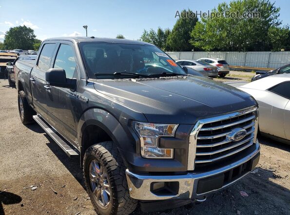 1FTFW1EG2HFC64303 2017 FORD F150 Charcoal Առջևի վահանակի տեսք
