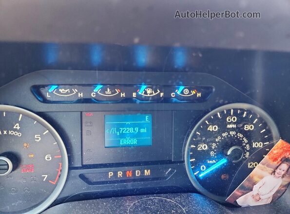 1FTFW1EG4HFB55552 2017 FORD F150 White Widok zestawu wskaźników