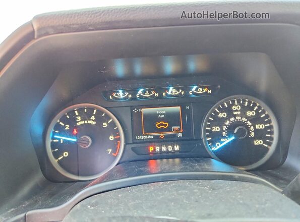 1FTFW1EGXJKC96932 2018 FORD F150 Синий Вид щитка приборов