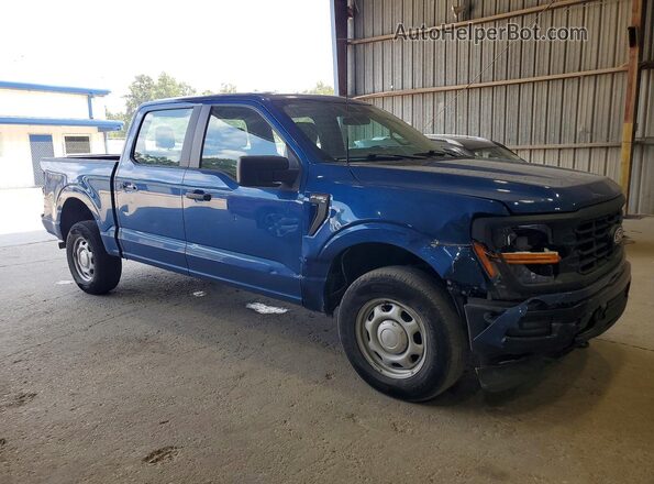 1FTFW1L50RKD41518 2024 FORD F150 Blue Front right