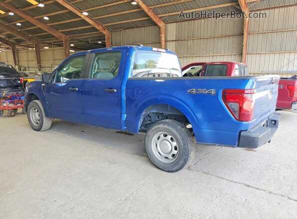 1FTFW1L50RKD41518 2024 FORD F150 Blue Rear left
