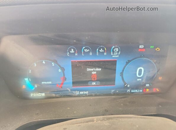 1FTFW1L59RKE35705 2024 FORD F150 White Widok zestawu wskaźników