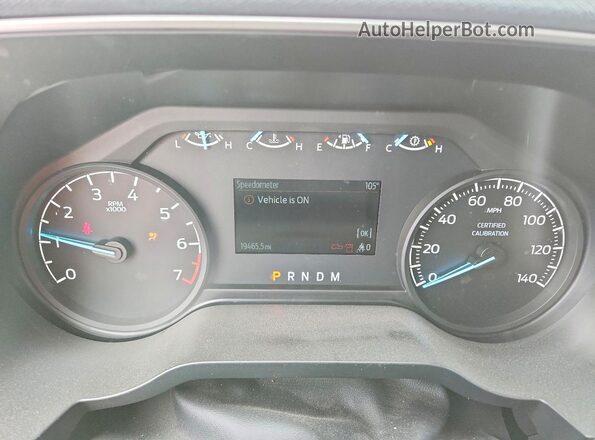 1FTFW1P89PKD95773 2023 FORD F150 Black ხელსაწყოთა პანელის ხედი
