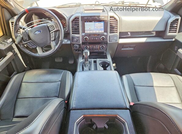 1FTFW1RG0KFA53117 2019 FORD F150 Black წინა პანელის ხედი