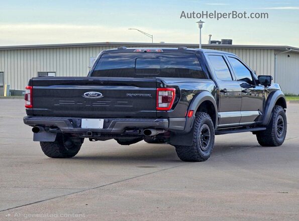 1FTFW1RG0NFB71348 2022 FORD F150 Черный Вид спереди