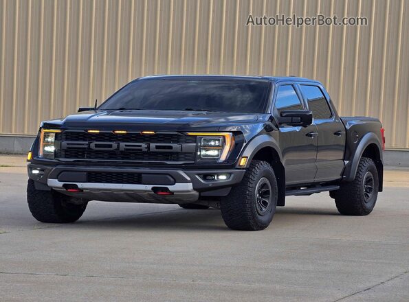 1FTFW1RG0NFB71348 2022 FORD F150 Черный Задняя правая четверть