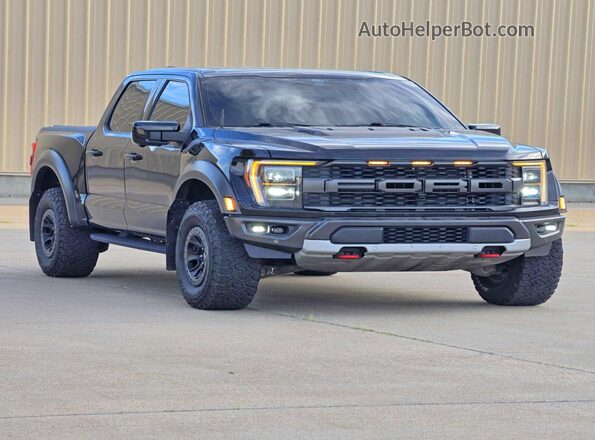 1FTFW1RG0NFB71348 2022 FORD F150 Черный Задняя левая четверть