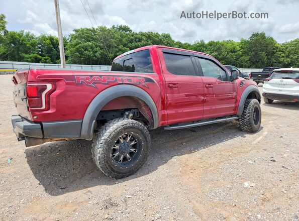 1FTFW1RG3JFC42861 2018 FORD F150 Red Задня права чверть