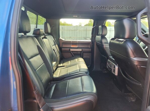 1FTFW1RG5LFA32023 2020 FORD F150 Blue უკანა სავარძლების ხედი