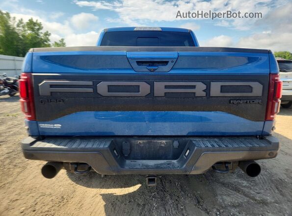 1FTFW1RG5LFA32023 2020 FORD F150 Blue უკანა ხედი