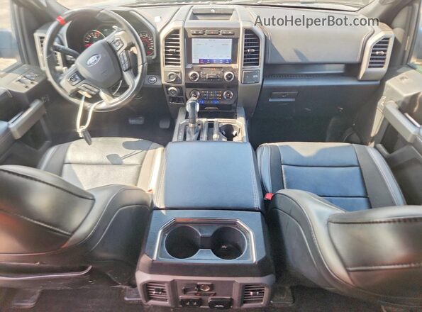 1FTFW1RG5LFA32023 2020 FORD F150 Blue წინა პანელის ხედი