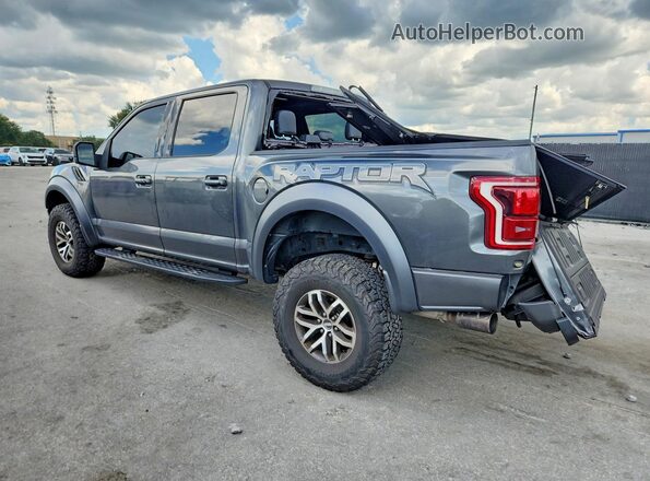 1FTFW1RG8HFB54396 2017 FORD F150 Gray Հետևի ձախ