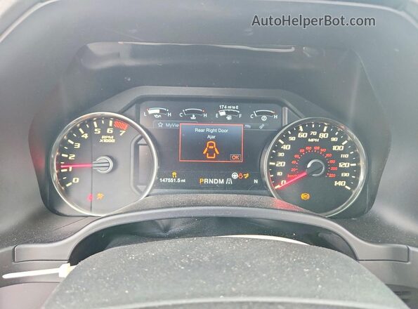 1FTFW1RG8HFB54396 2017 FORD F150 Gray Սարքավորումների վահանակի տեսք