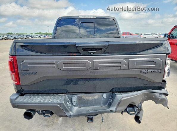 1FTFW1RG8JFD33382 2018 FORD F150 Black Vista trasera
