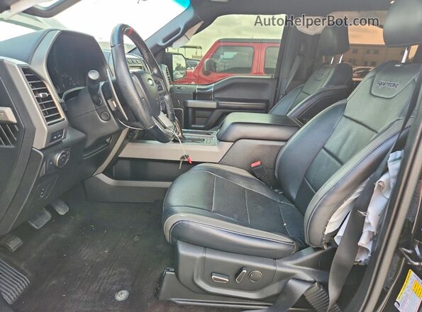 1FTFW1RG8JFD33382 2018 FORD F150 Black Vista interior delantera